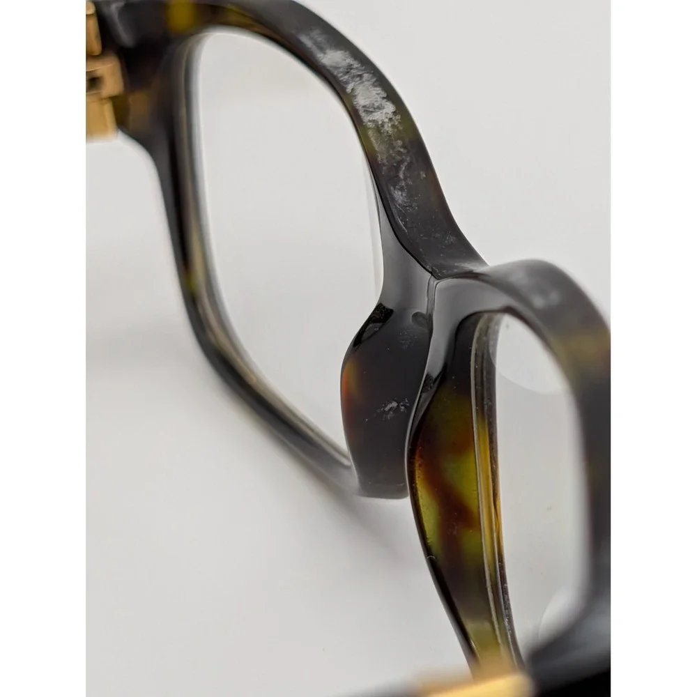 Coach HC6078 5120 Eyeglasses Dark Tortoise Gold Coach Logo 52-16-135